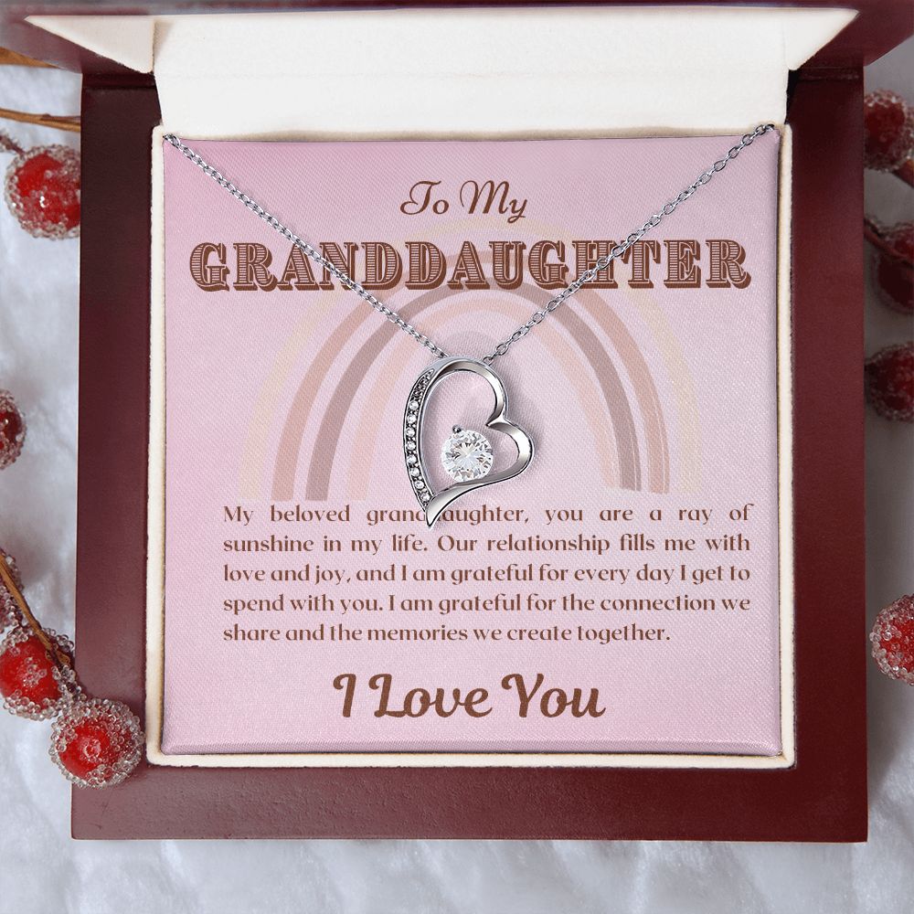 Granddaughter Heart Necklace