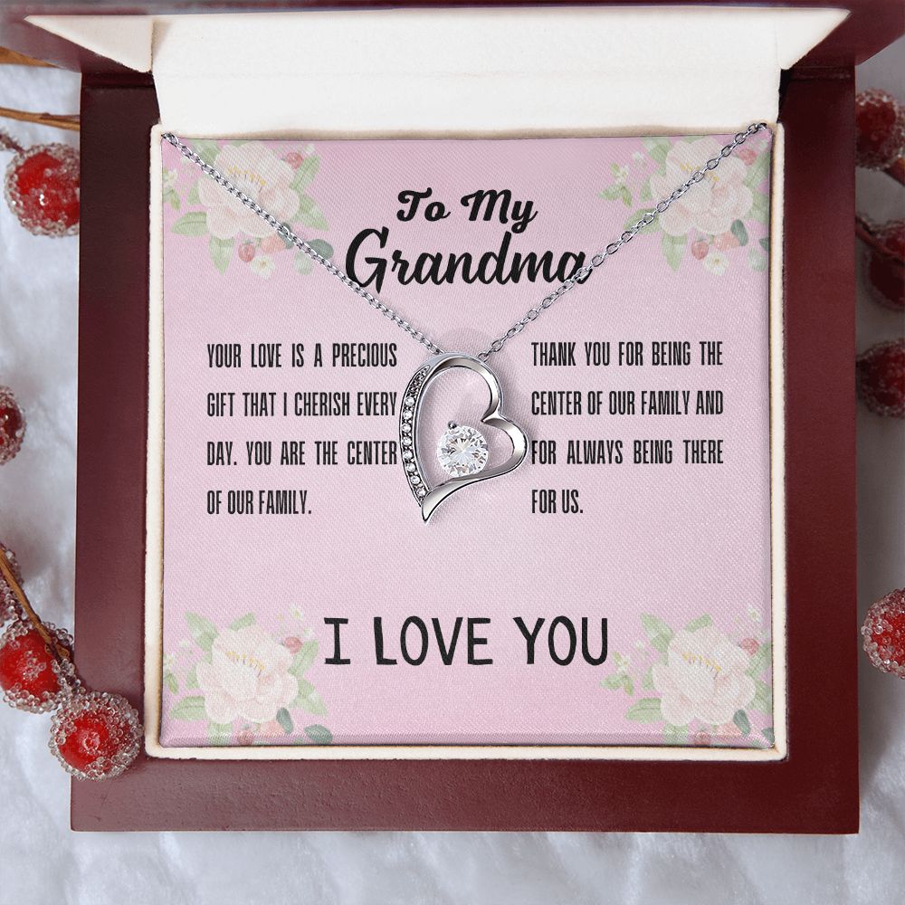 Grandma  Heart Necklace