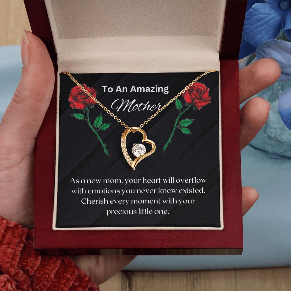 New Mom Forever Love Necklace
