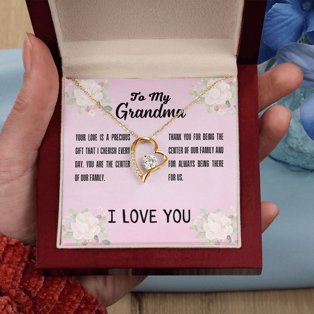 Grandma  Heart Necklace