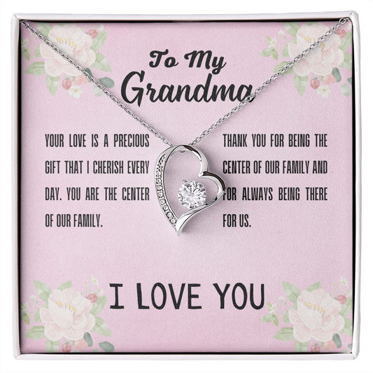 Grandma  Heart Necklace