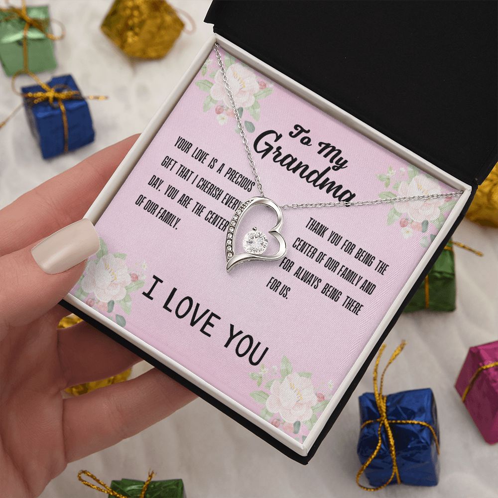 Grandma  Heart Necklace