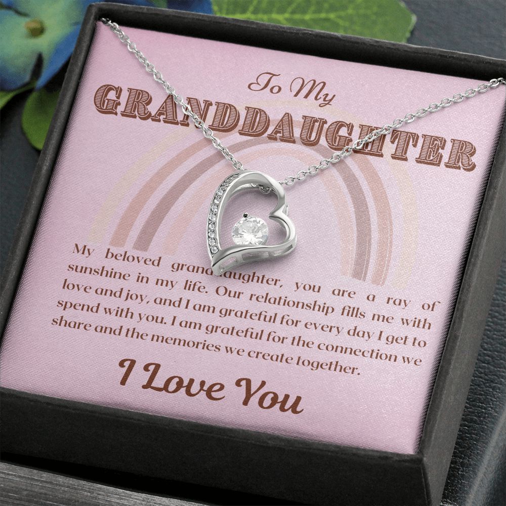 Granddaughter Heart Necklace