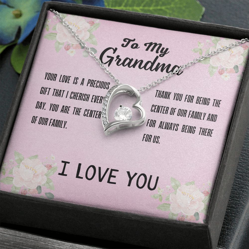 Grandma  Heart Necklace