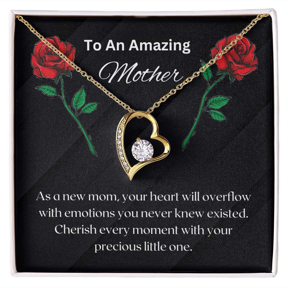 New Mom Forever Love Necklace