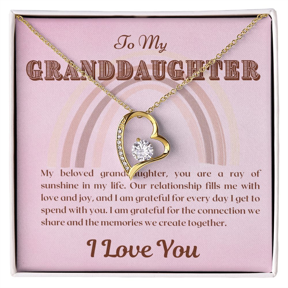 Granddaughter Heart Necklace