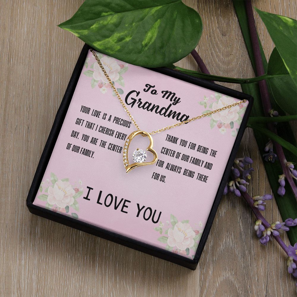 Grandma  Heart Necklace