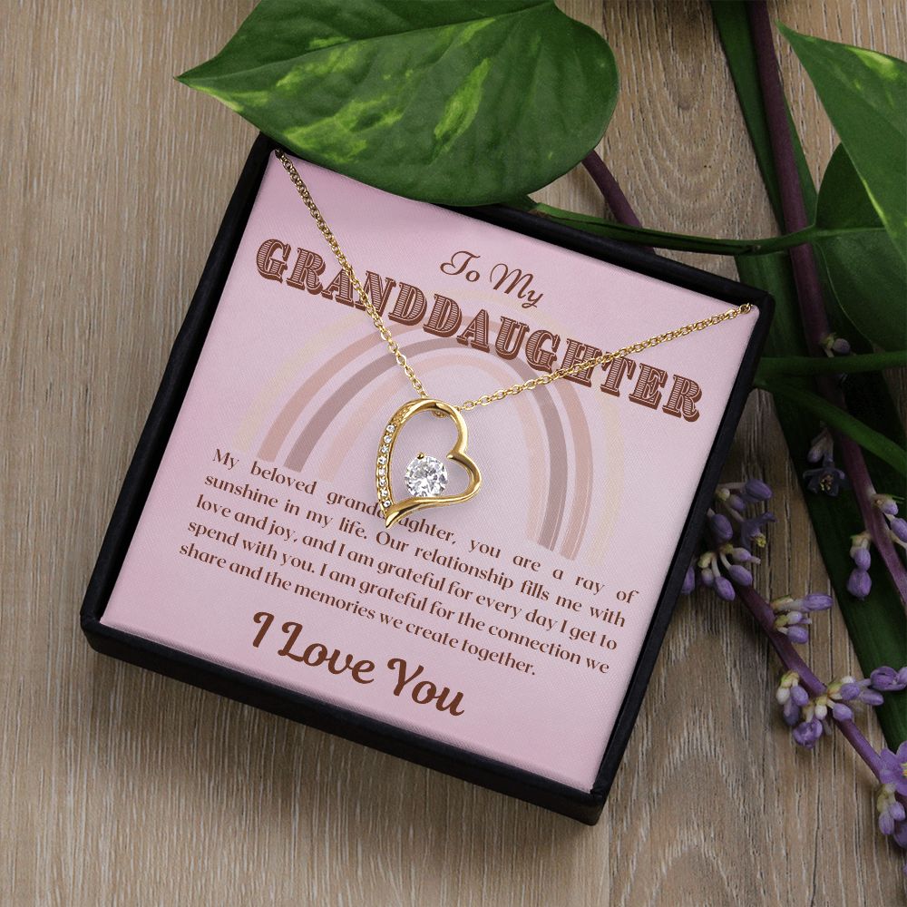 Granddaughter Heart Necklace