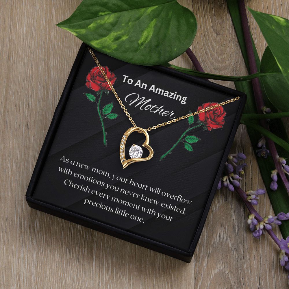New Mom Forever Love Necklace