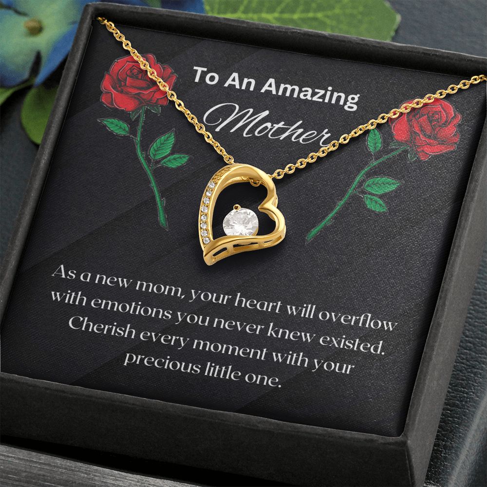 New Mom Forever Love Necklace